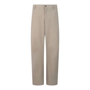Ferragamo Wide Leg Trousers Beige Mens